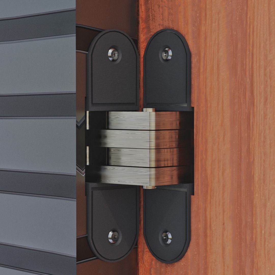 Wooden Entrance Door 3D model_10