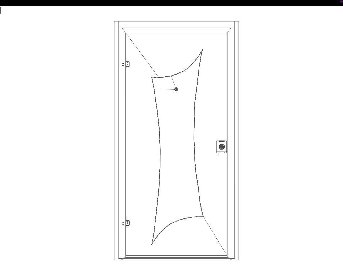 Wooden Entrance Door 3D model_13