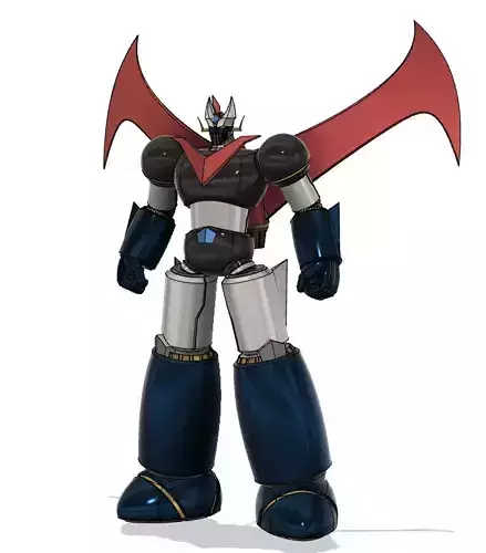 30cm great mazinger statue  3d model