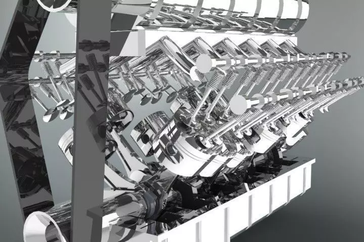 V12 Engine Free 3D model_0