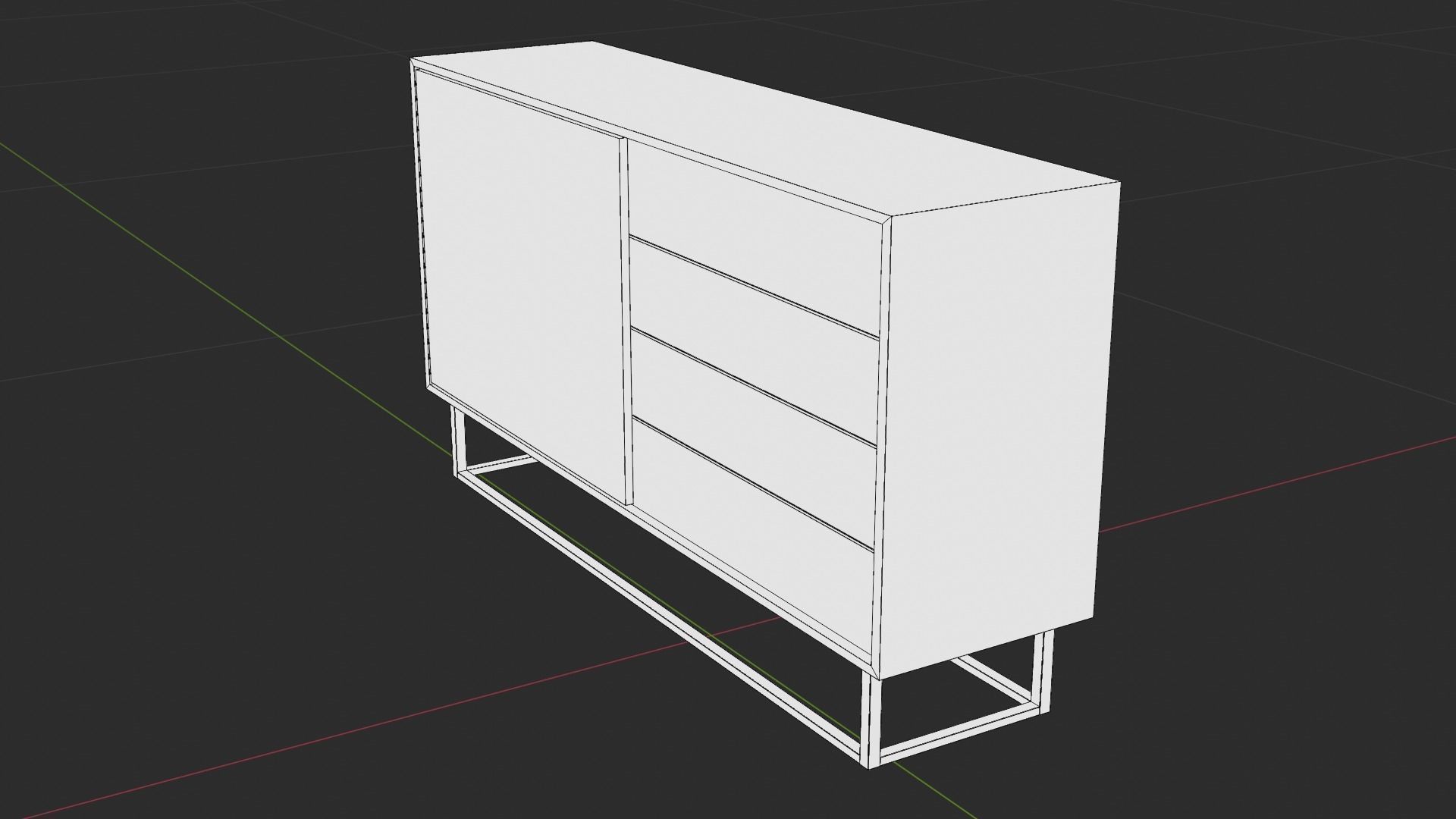 Virka Sideboard Pack 3D model_19