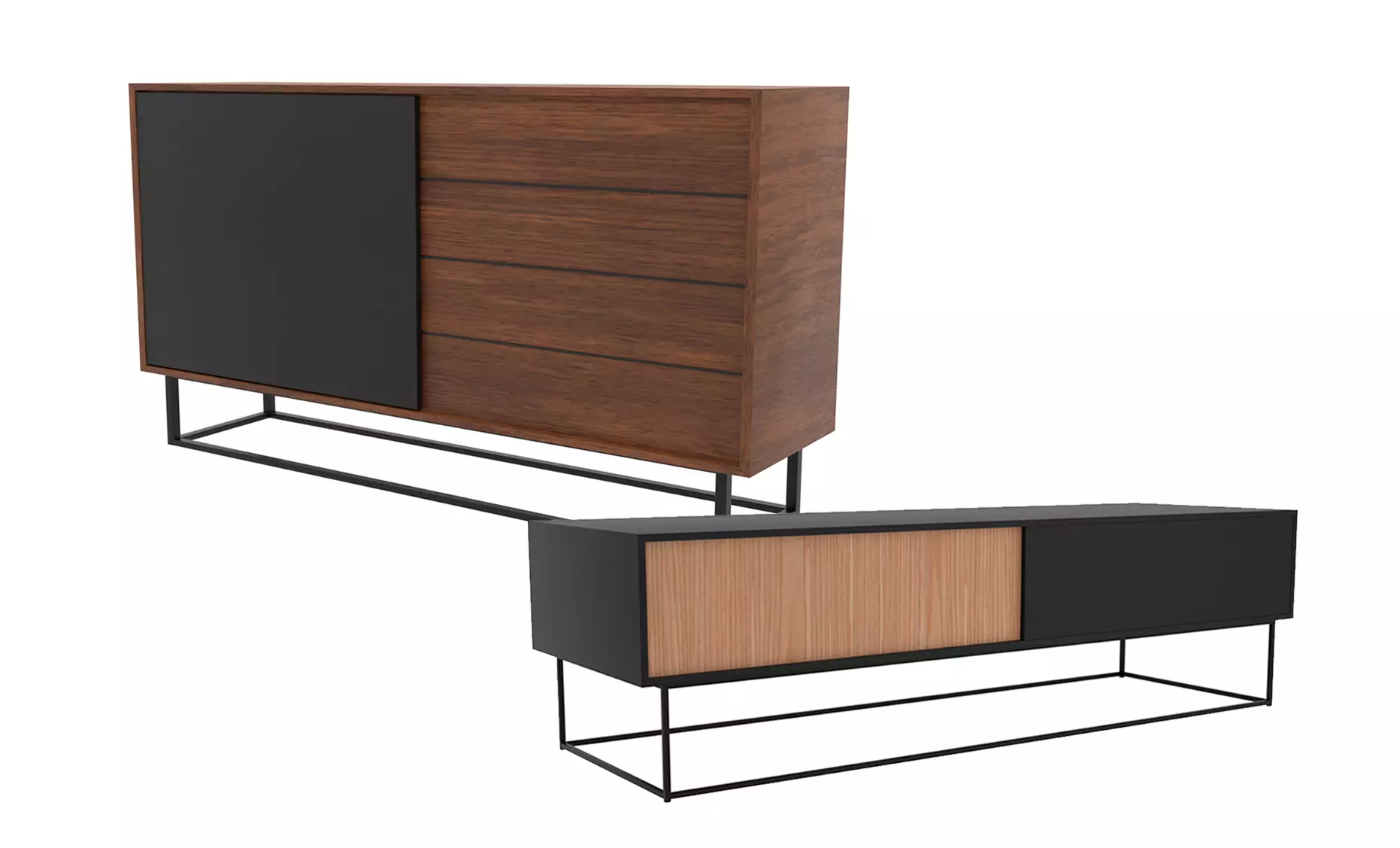 Virka Sideboard Pack 3D model_0