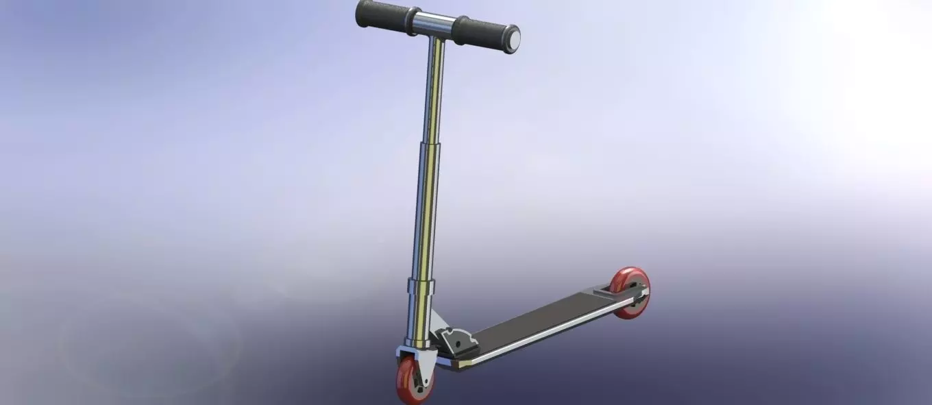 Scooter Free 3D model_0