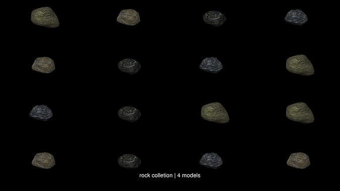 rock colletion 3D Model Collection