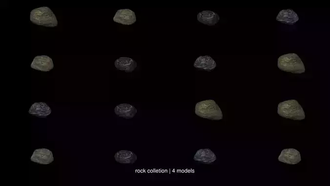 rock colletion 3D Model Collection