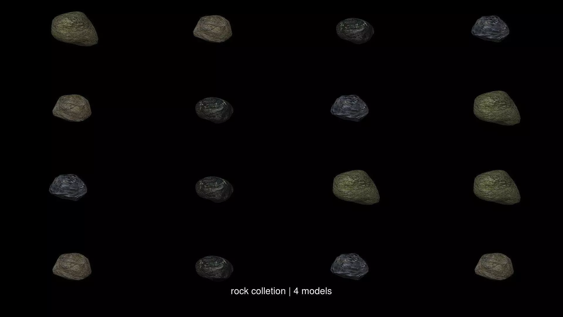 rock colletion 3D Model Collection_0