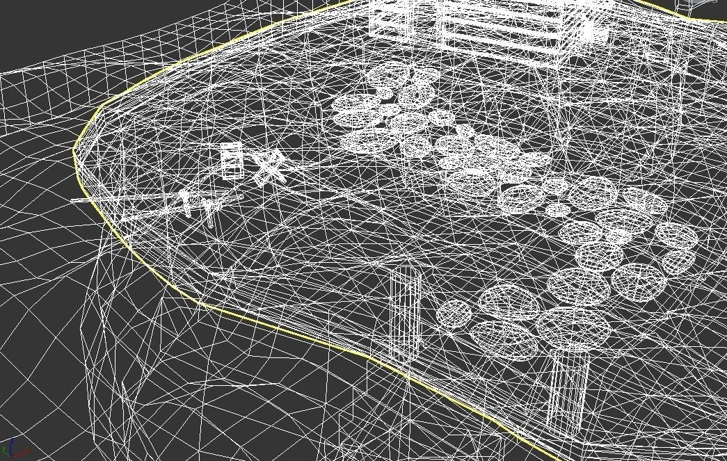3d model of the island Low-poly 3D model_10