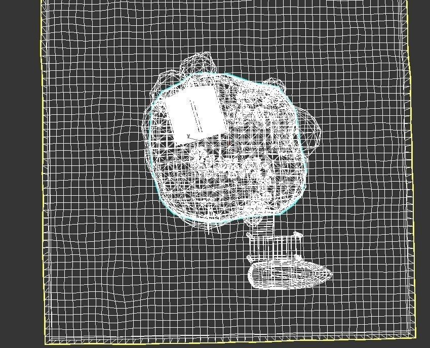 3d model of the island Low-poly 3D model_13