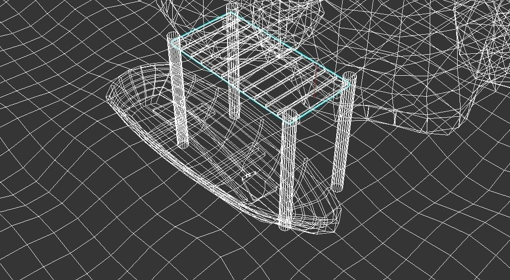 3d model of the island Low-poly 3D model_9