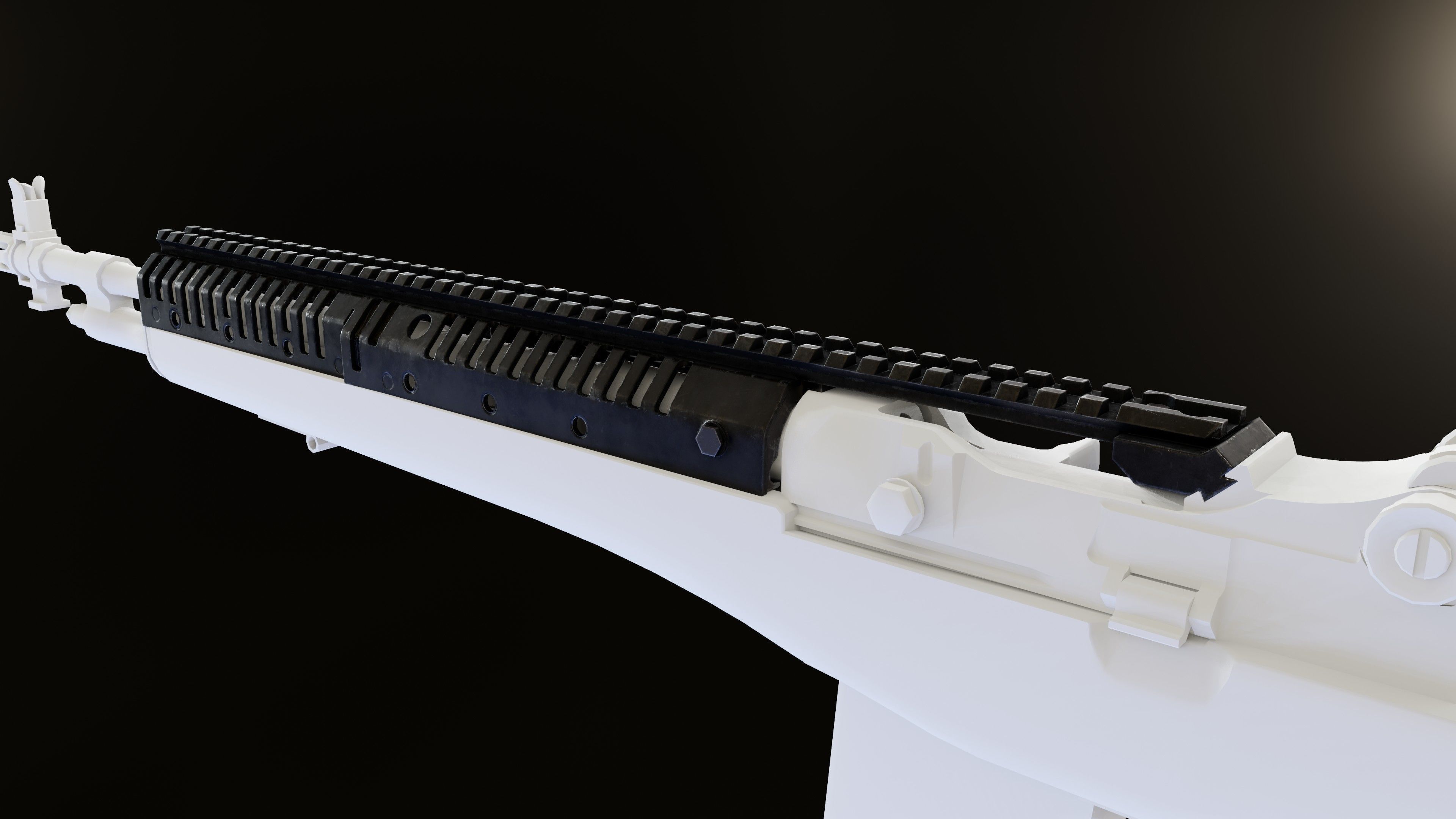 VLTOR CASV14 Rail System for M1A and M14 Low-poly 3D model_6