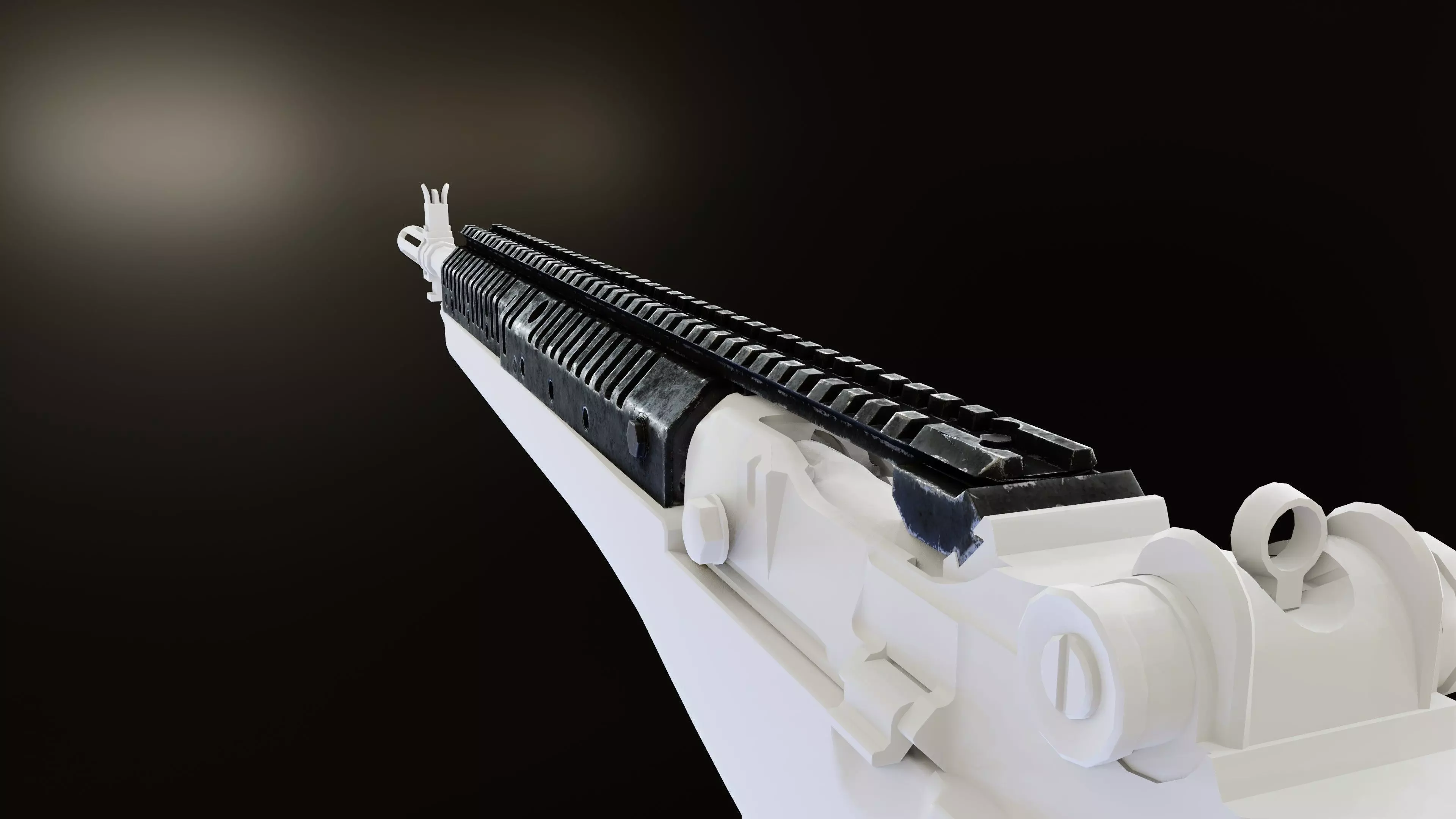 VLTOR CASV14 Rail System for M1A and M14 Low-poly 3D model_0