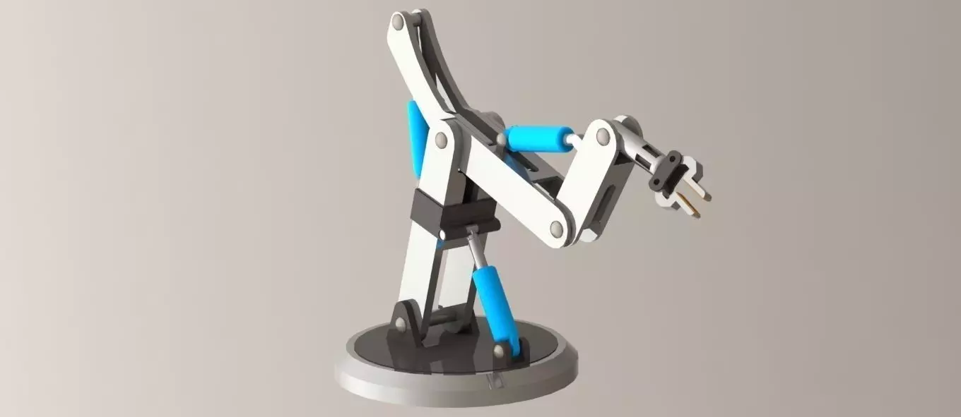Hydraulic Arm Free 3D model