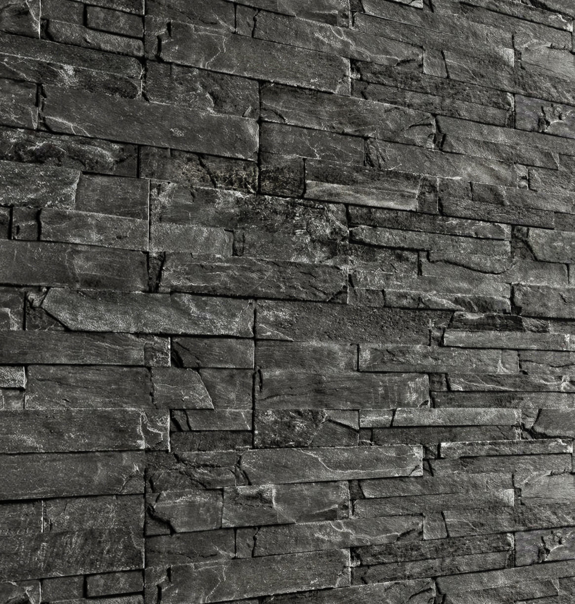 Stone slate black 3D 43 3D model_1