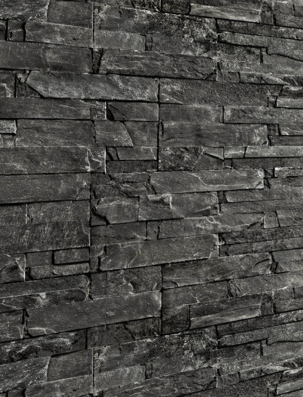 Stone slate black 3D 43 3D model_6