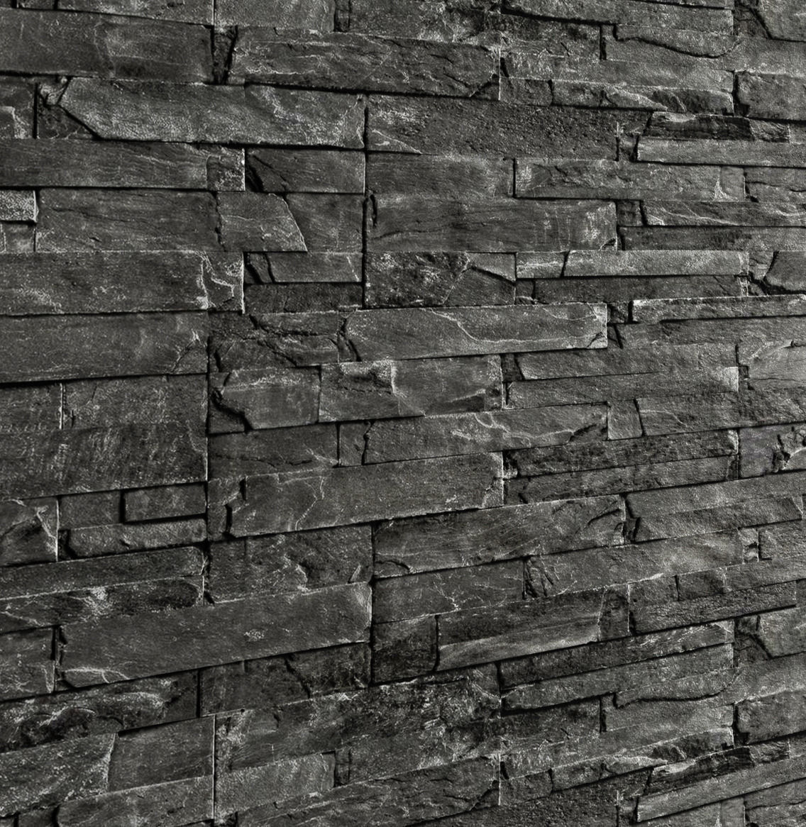 Stone slate black 3D 43 3D model_2