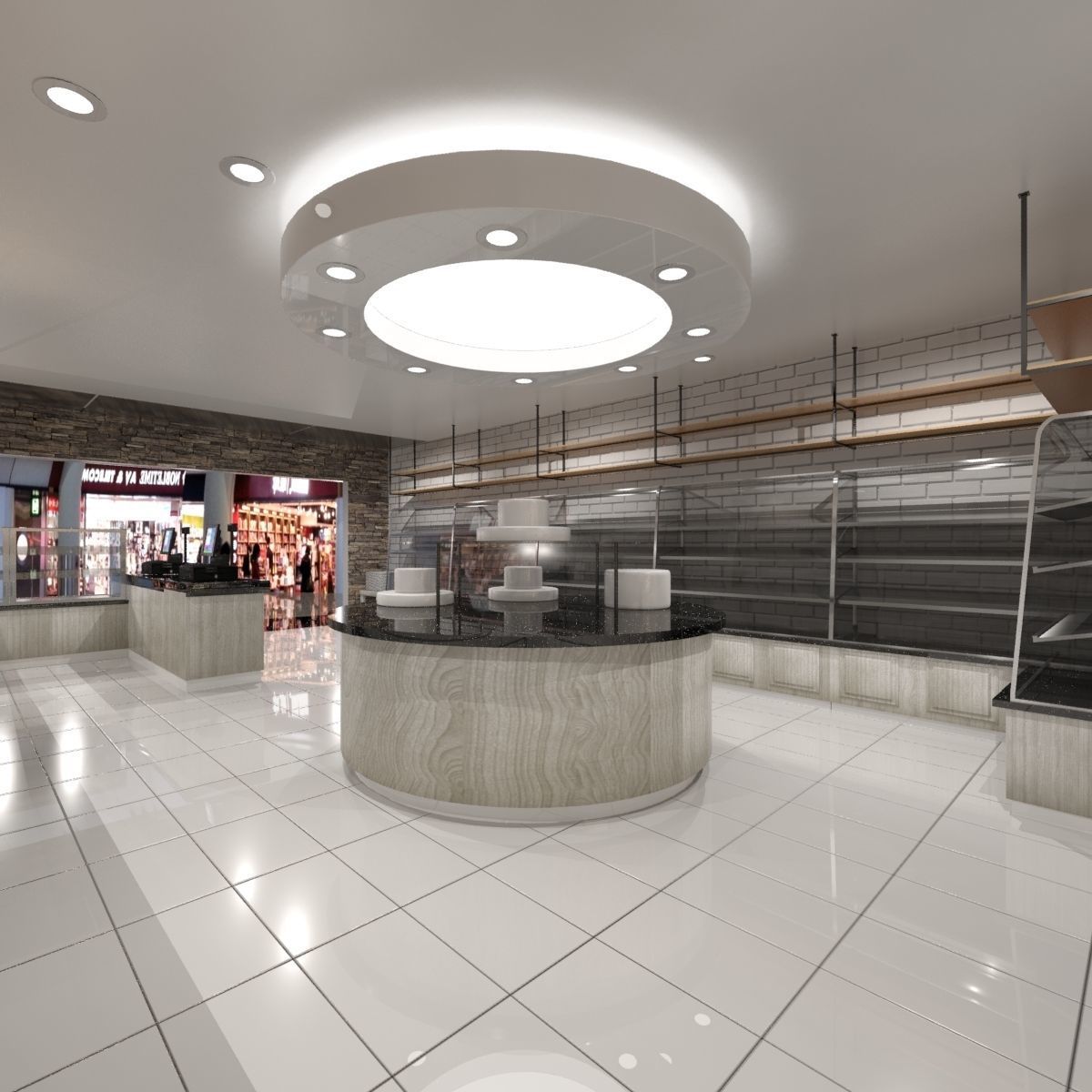 Bakery - Mall Store 3D model_2