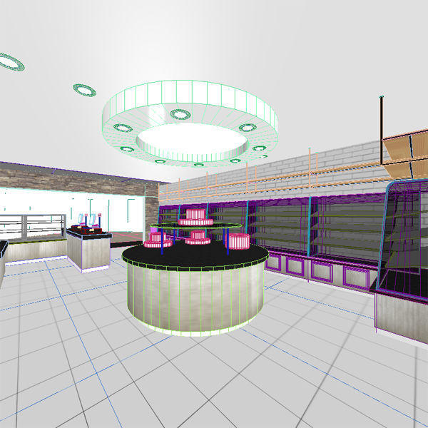 Bakery - Mall Store 3D model_5
