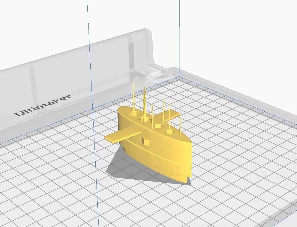 Submarine 3D model 3D print model_7
