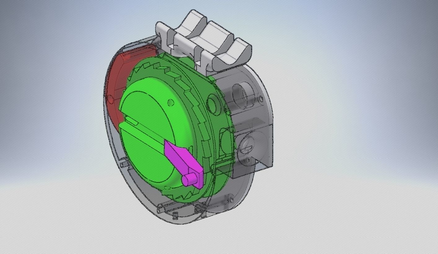 Emergency Fishing Reel 3D print model_1