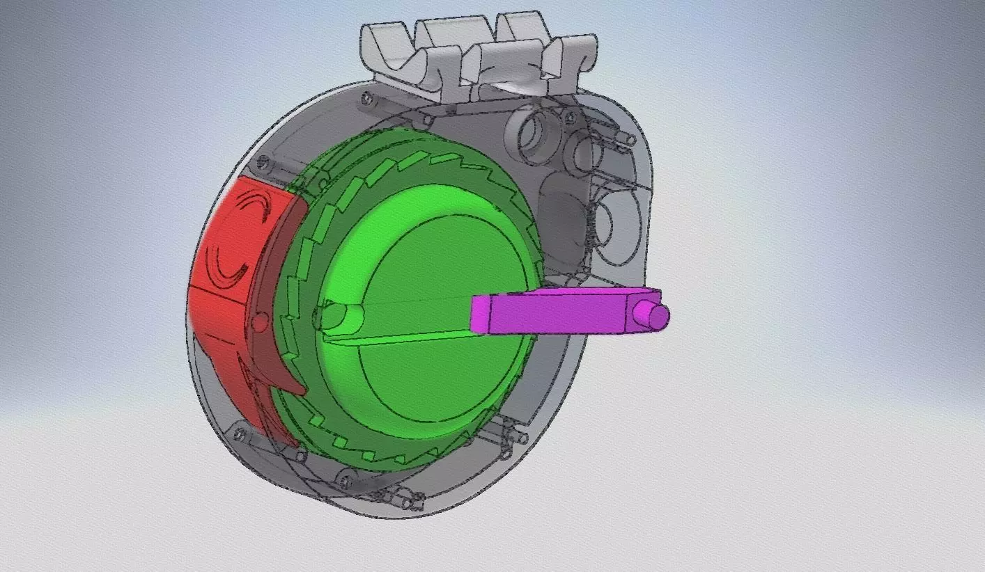 Emergency Fishing Reel 3D print model_0