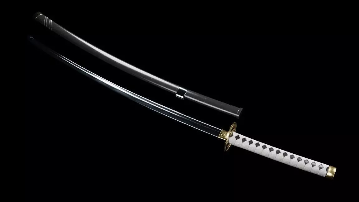 Samurai Sword Free 3D model_0