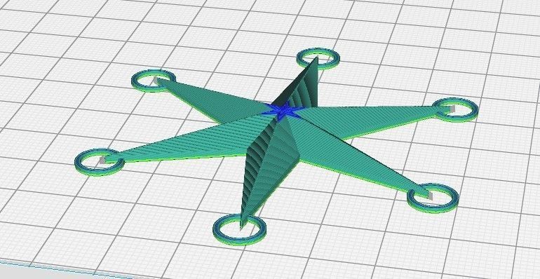 ETOILES snowflake svg 3D print model_5