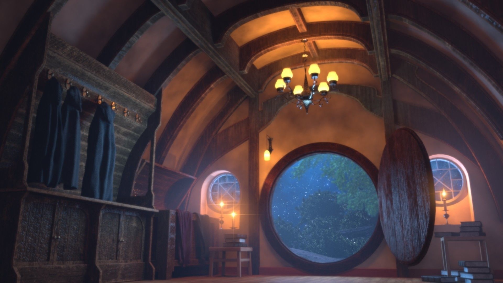 Hobbits house  3D model_1