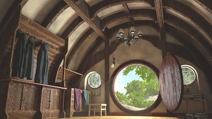 Hobbits house  3D model