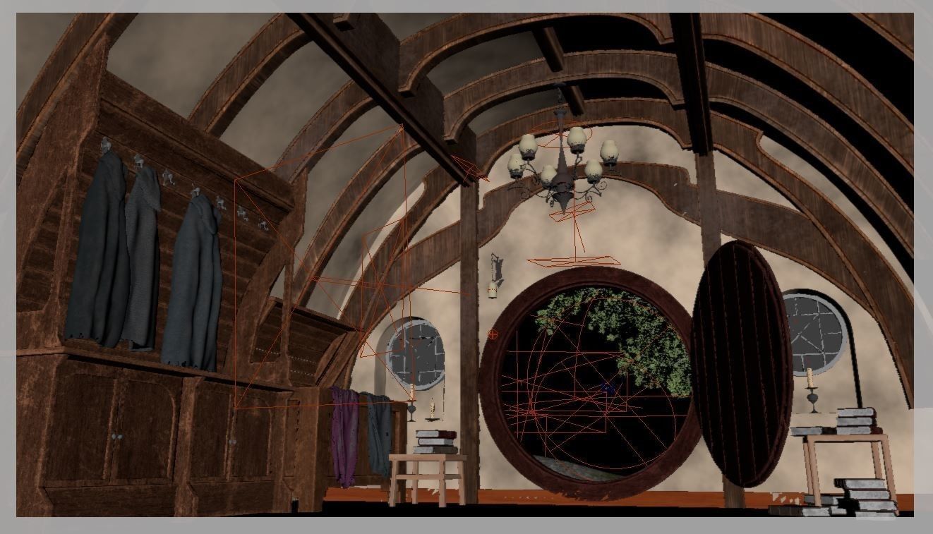 Hobbits house  3D model_4