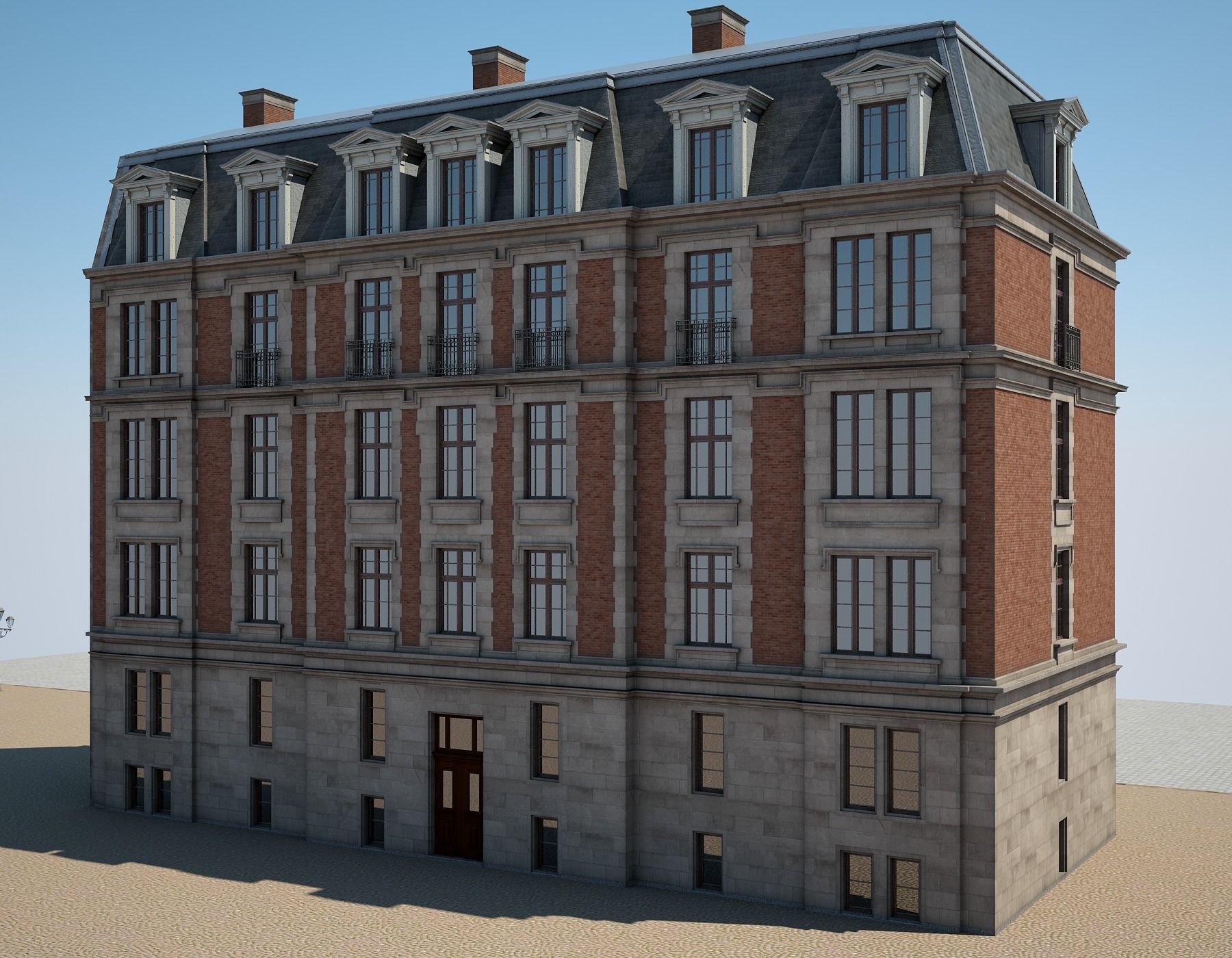 City Building 07 3D model_9