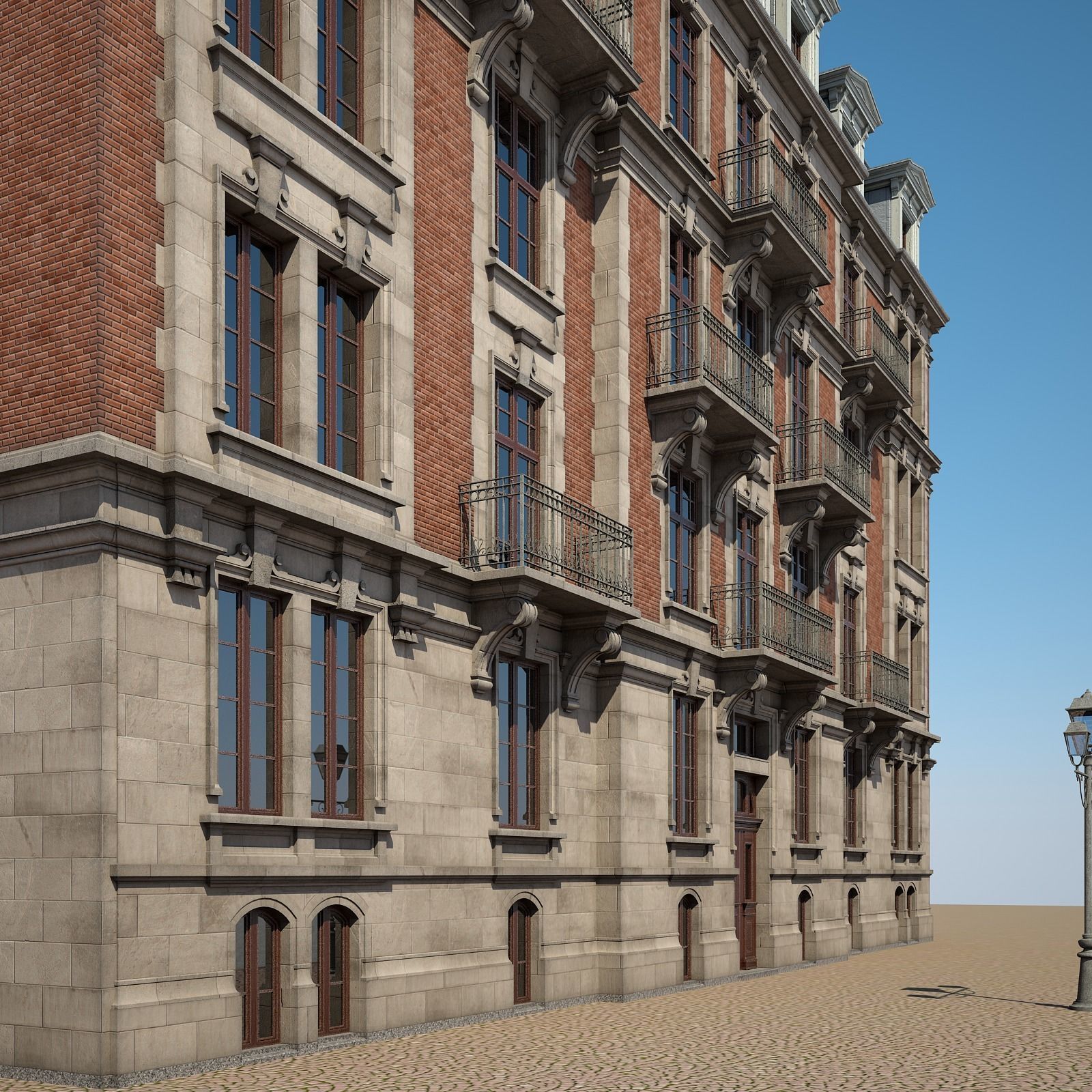 City Building 07 3D model_4