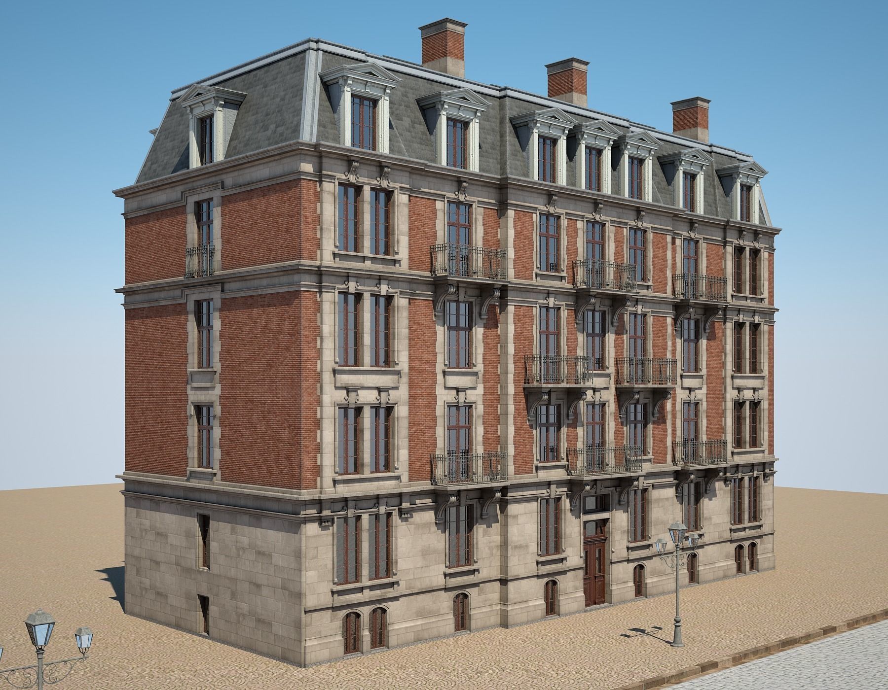 City Building 07 3D model_8