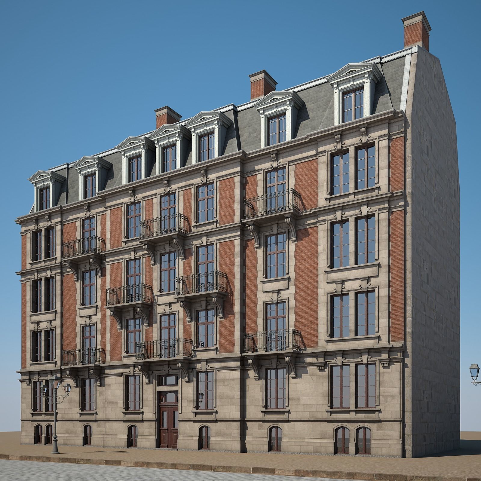 City Building 07 3D model_1