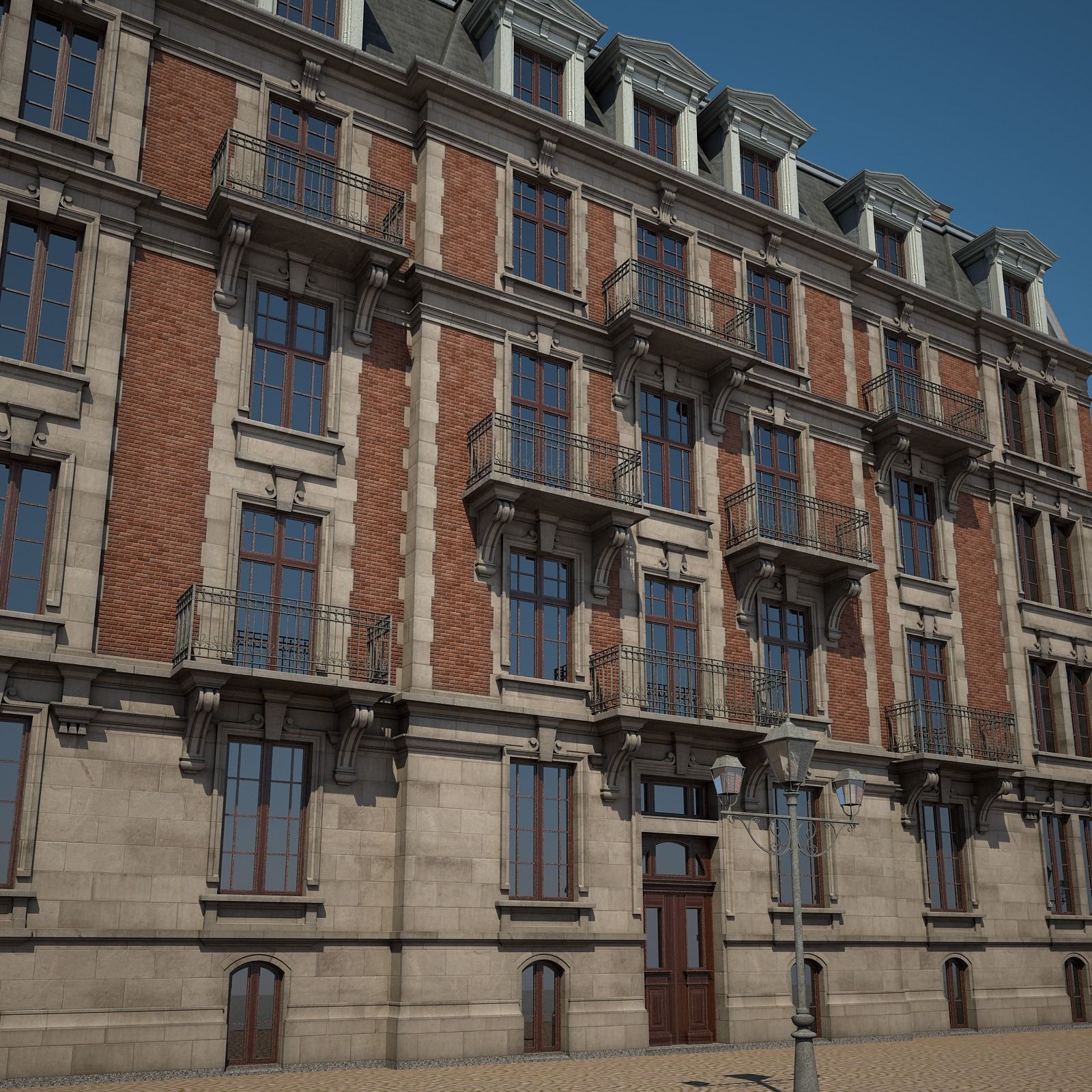 City Building 07 3D model_2