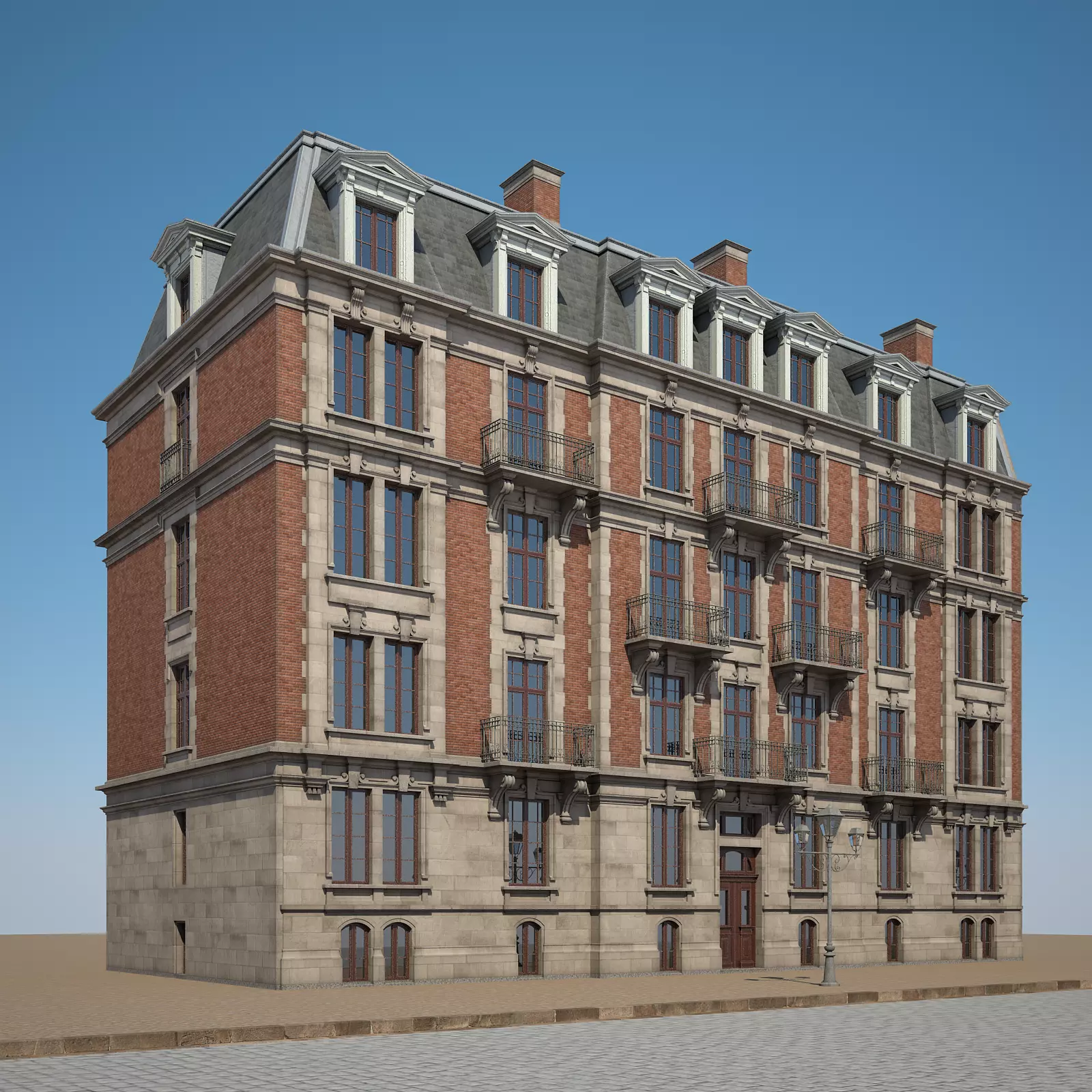 City Building 07 3D model_0