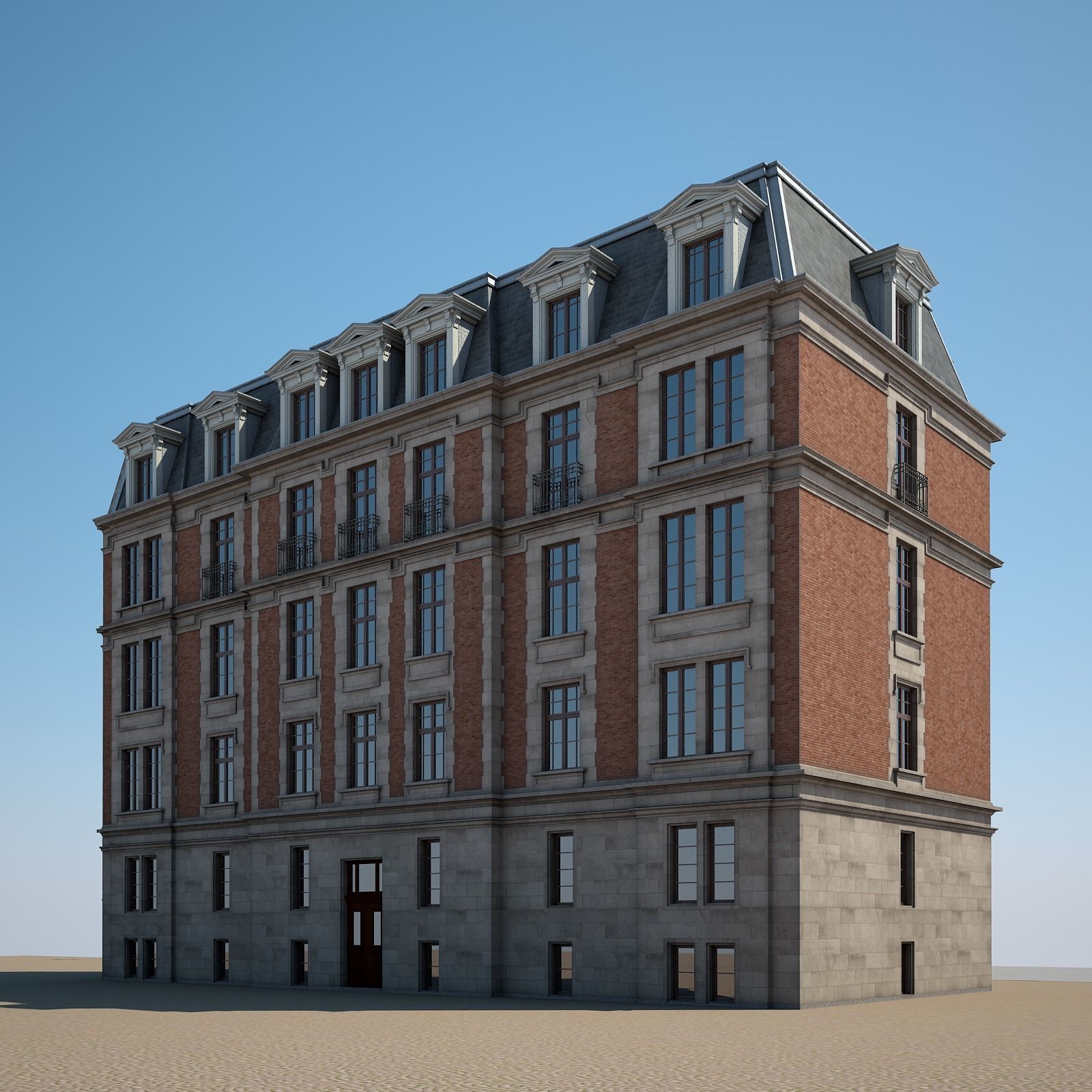 City Building 07 3D model_3