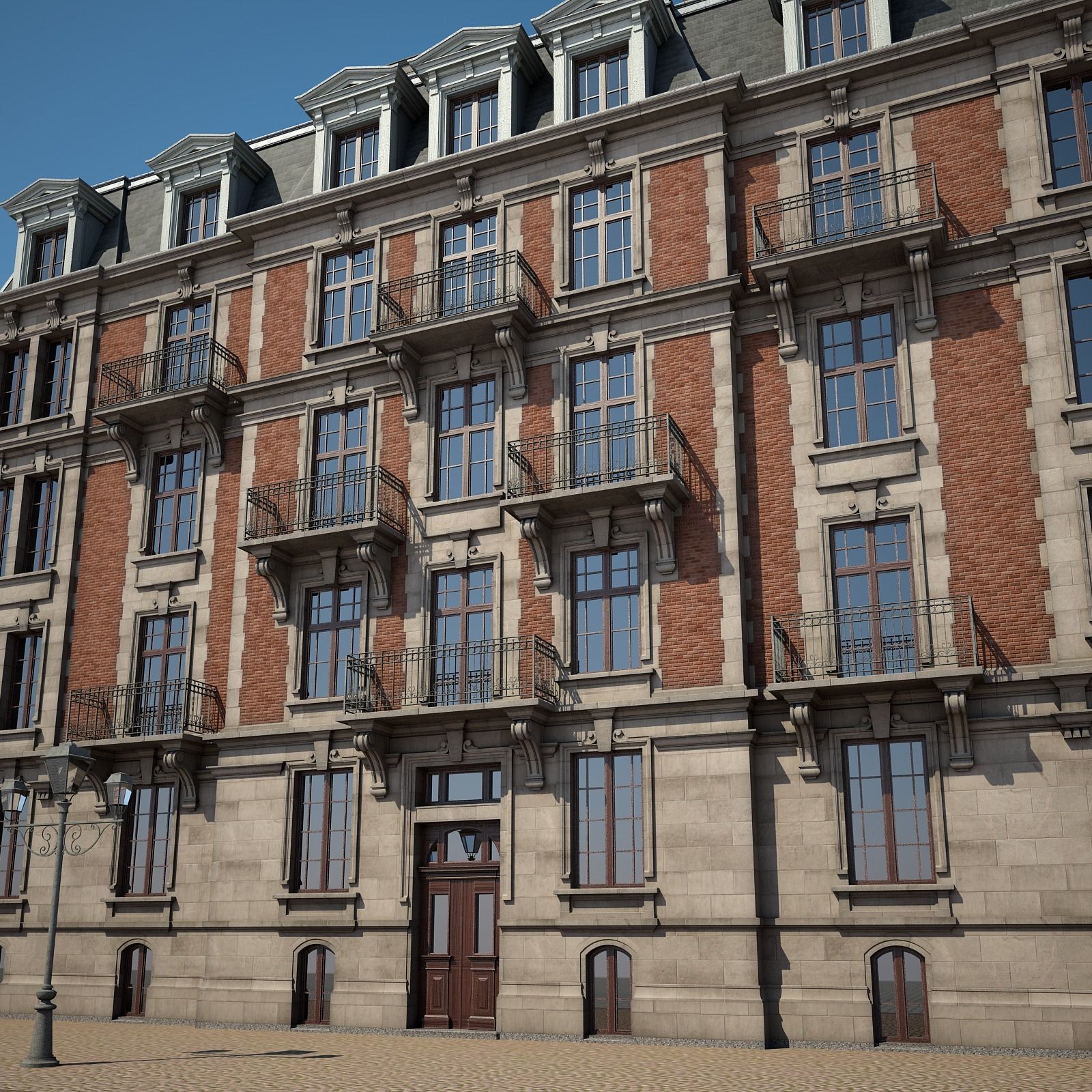 City Building 07 3D model_7