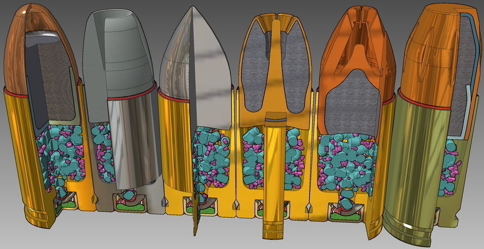 9mm boxer anvil sealer primer mix cup explosive compound braz... Free 3D model_4