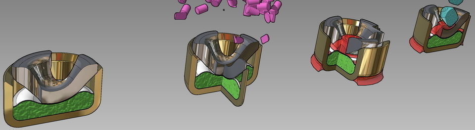 9mm boxer anvil sealer primer mix cup explosive compound braz... Free 3D model_2