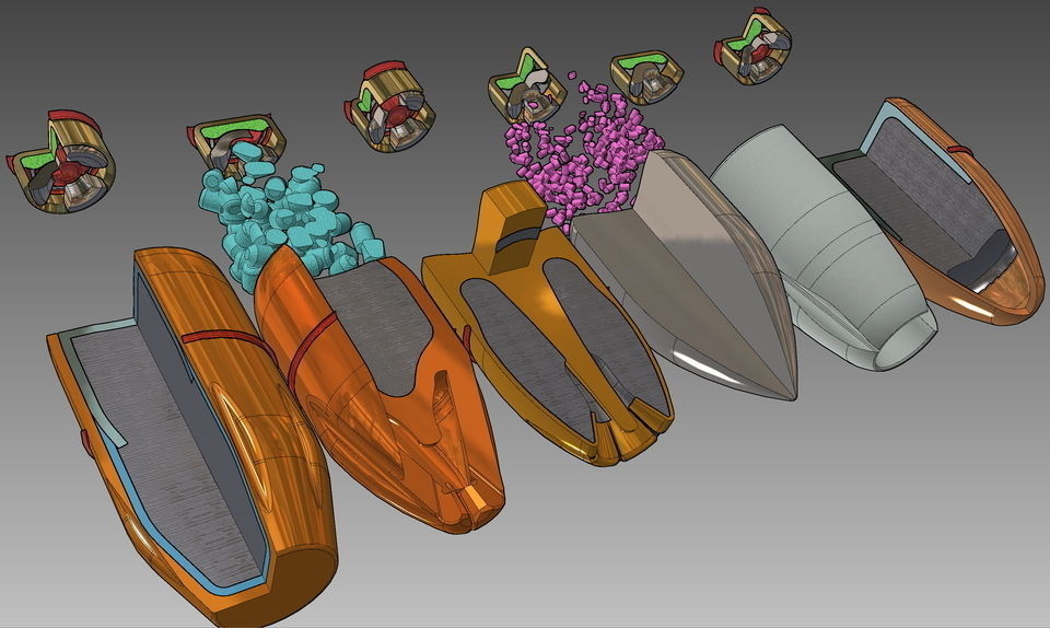 9mm boxer anvil sealer primer mix cup explosive compound braz... Free 3D model_15