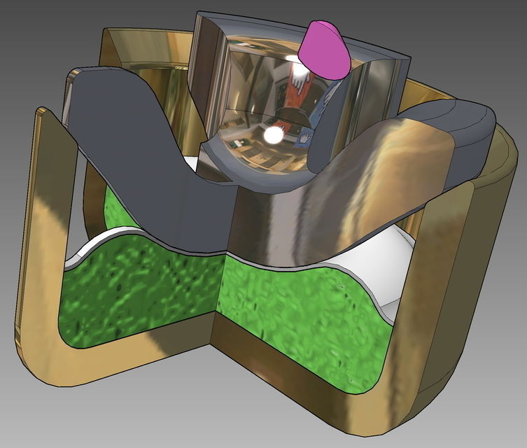 9mm boxer anvil sealer primer mix cup explosive compound braz... Free 3D model_13