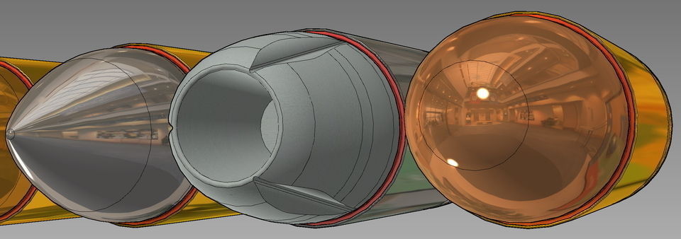 9mm boxer anvil sealer primer mix cup explosive compound braz... Free 3D model_10