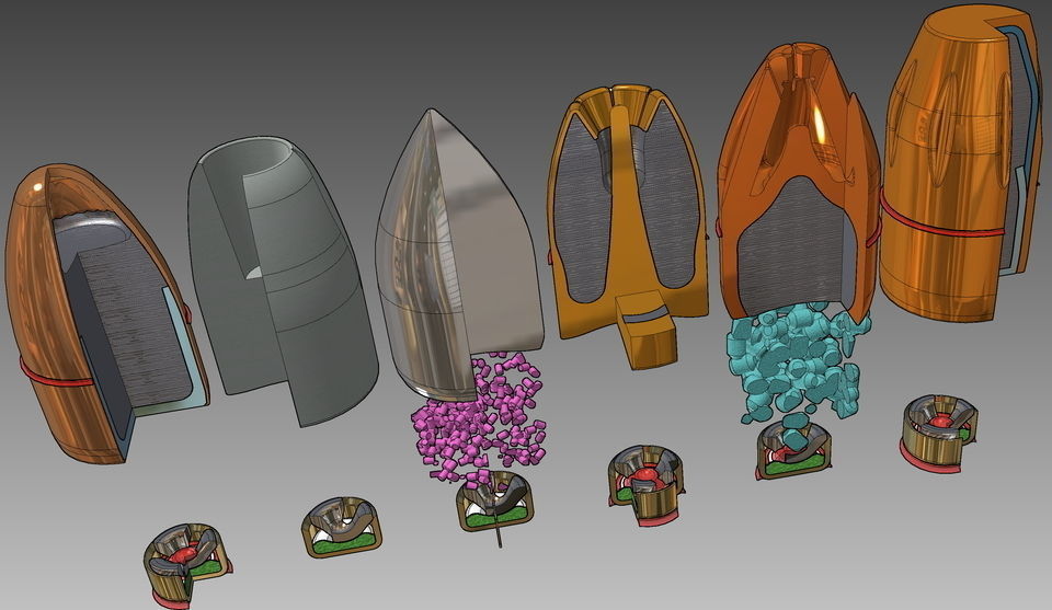 9mm boxer anvil sealer primer mix cup explosive compound braz... Free 3D model_9