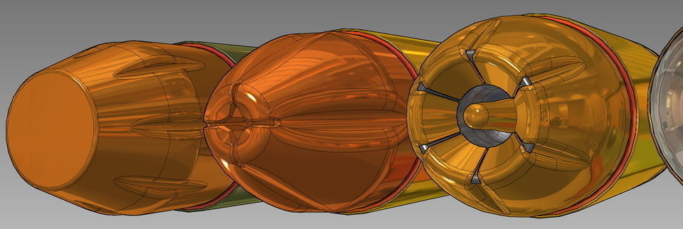 9mm boxer anvil sealer primer mix cup explosive compound braz... Free 3D model_18