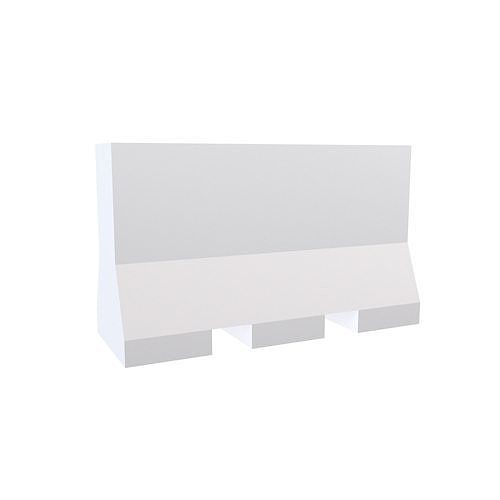 Road Barriers v1 001 Low-poly 3D model