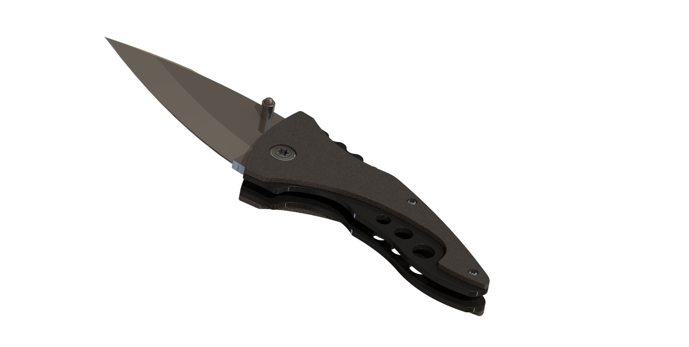 LP Folding Pocket Knife 3D print model_3