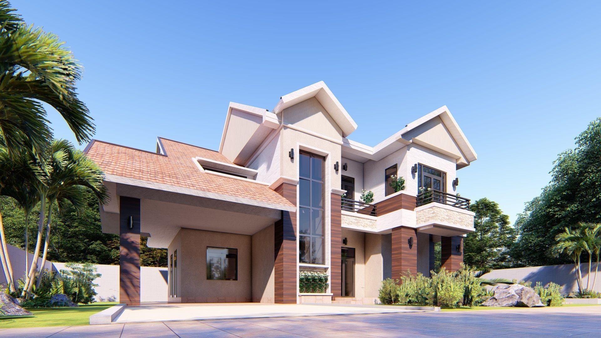 House D5 - Sketchup dwg Lumion 3D model_8