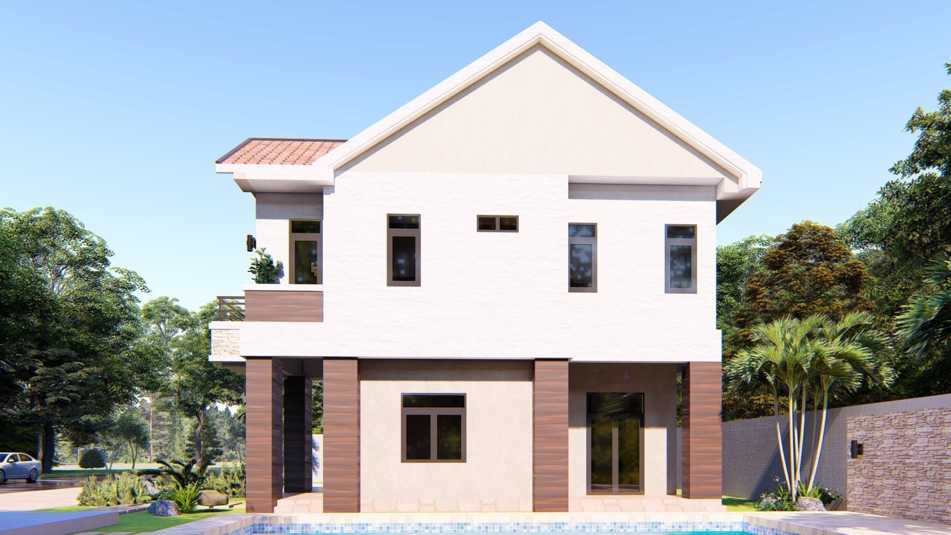 House D5 - Sketchup dwg Lumion 3D model_11