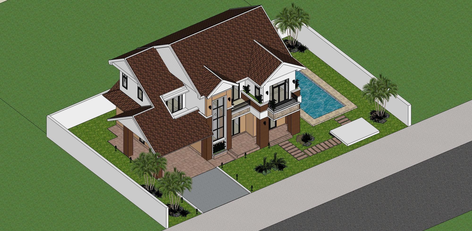 House D5 - Sketchup dwg Lumion 3D model_13