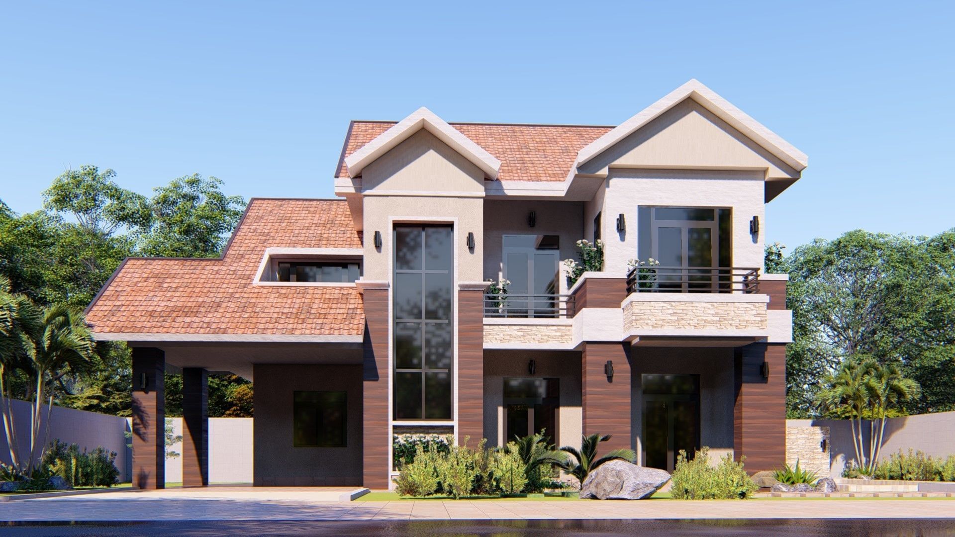 House D5 - Sketchup dwg Lumion 3D model_7